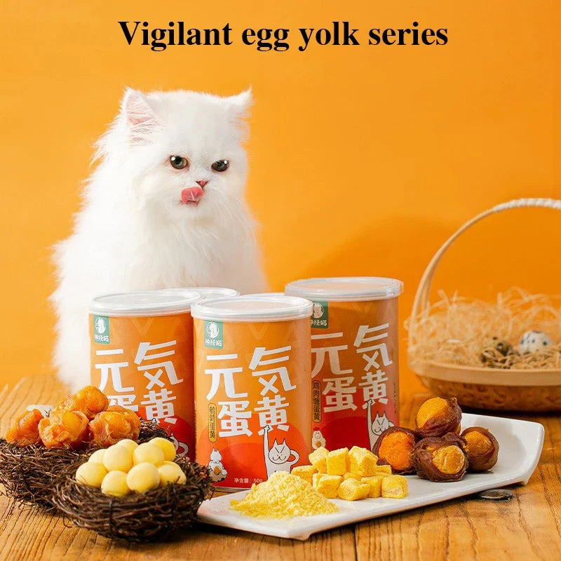 Freeze-Dried Egg Yolk Cat Treats