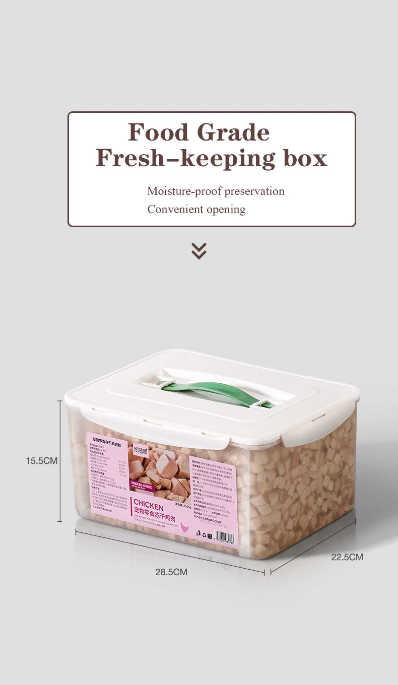 Bulk Freeze-Dried Chicken and Duck Cat Treats