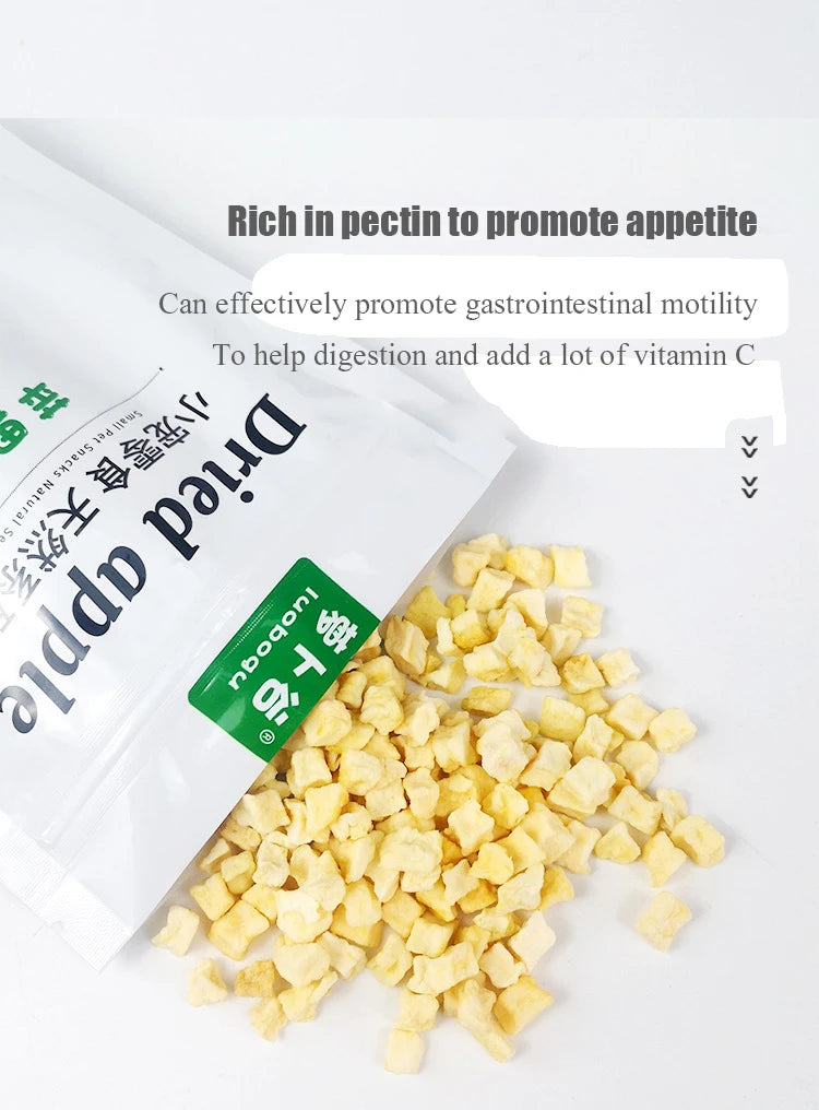 Dried Apple Treats for Small Pets