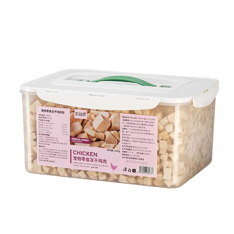 Bulk Freeze-Dried Chicken and Duck Cat Treats