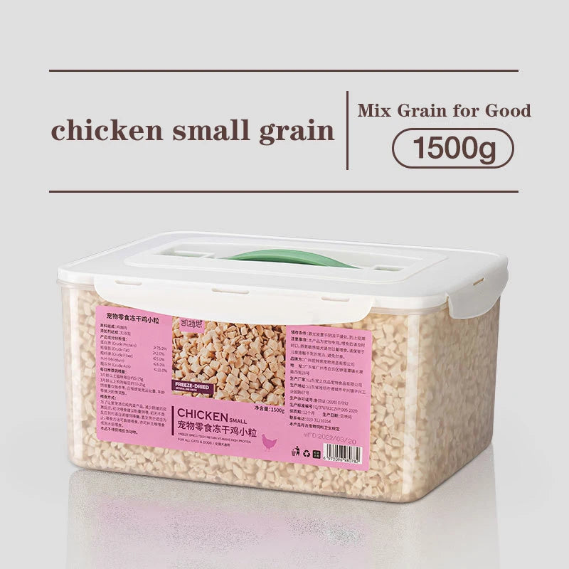 Bulk Freeze-Dried Chicken and Duck Cat Treats