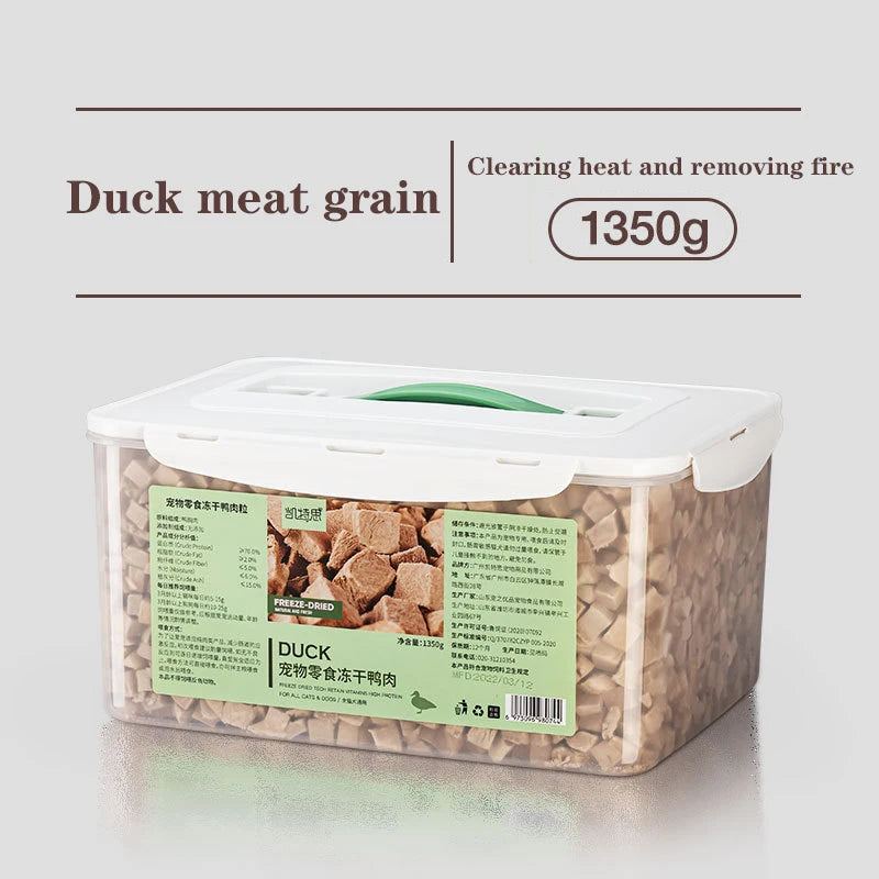 Bulk Freeze-Dried Chicken and Duck Cat Treats