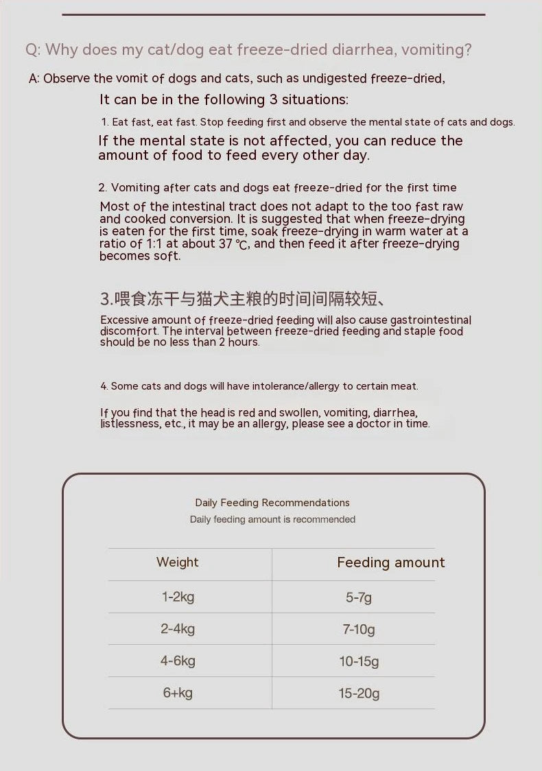 Bulk Freeze-Dried Chicken and Duck Cat Treats