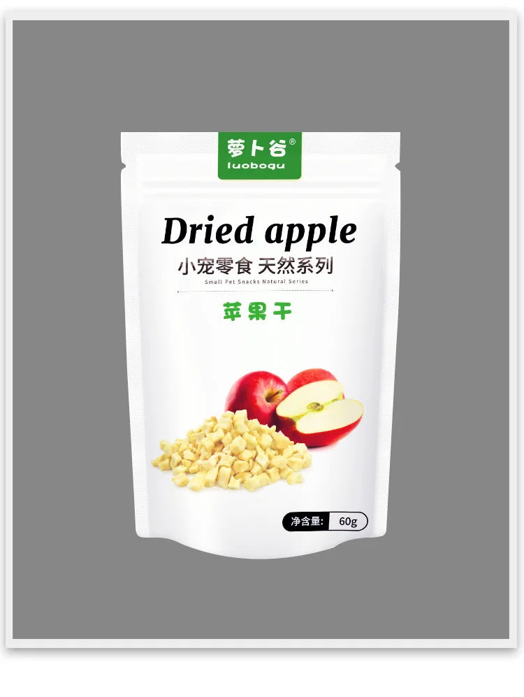 Dried Apple Treats for Small Pets