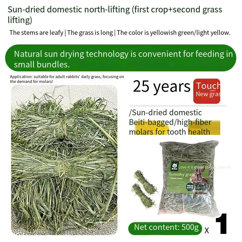 Dried Timothy Hay, 500g