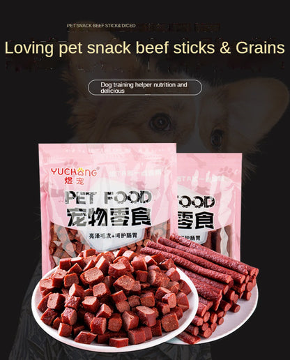 Beef Strip and Beef Grain Dog Treats, 500g