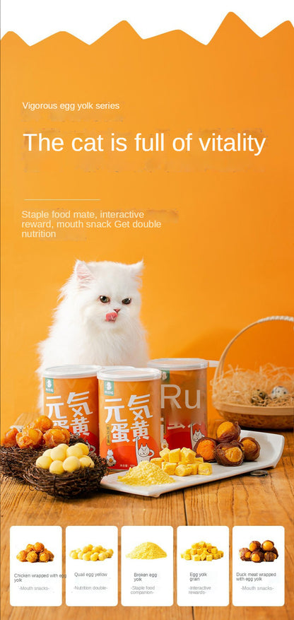 Freeze-Dried Egg Yolk Cat Treats