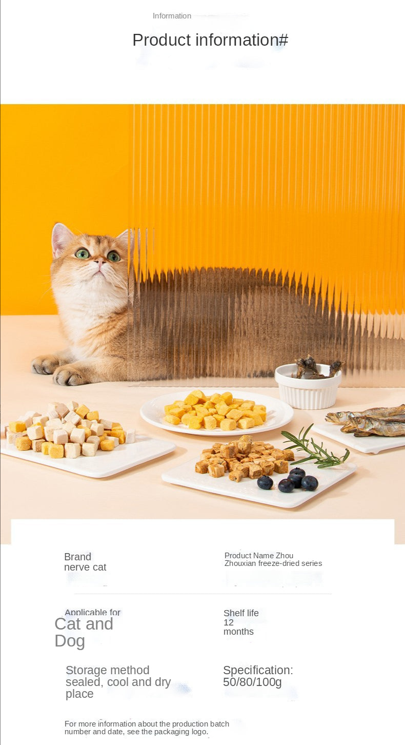Freeze-Dried Single-Ingredient Cat Treats