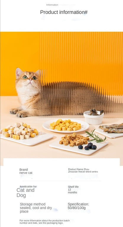 Freeze-Dried Single-Ingredient Cat Treats