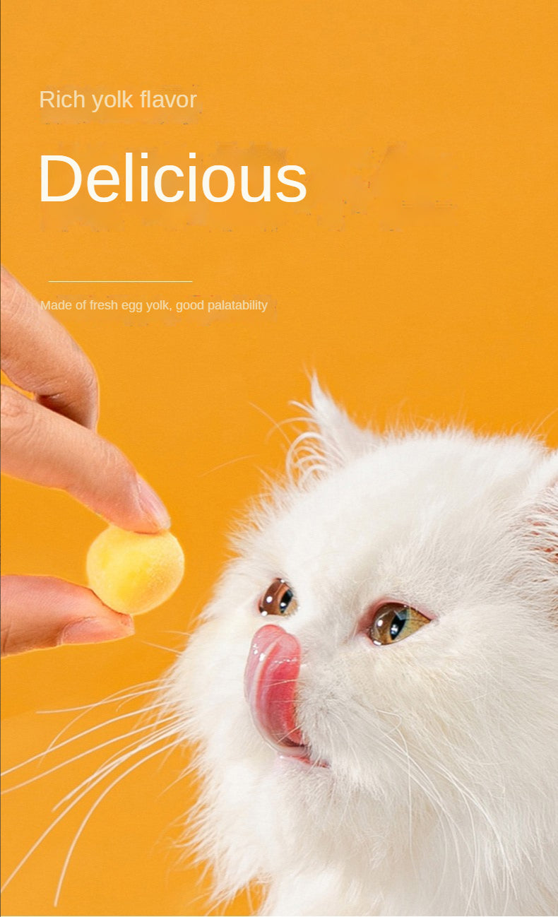 Freeze-Dried Egg Yolk Cat Treats