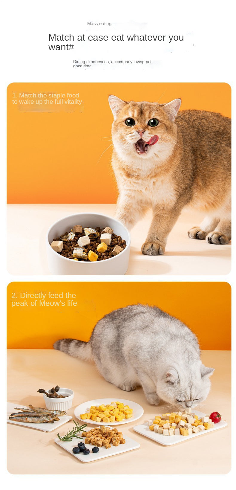 Freeze-Dried Single-Ingredient Cat Treats