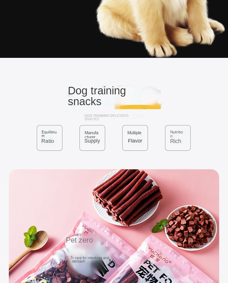 Beef Strip and Beef Grain Dog Treats, 500g