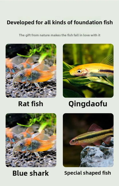 Sinking Pellets for Plecos and Bottom Feeders, 215g