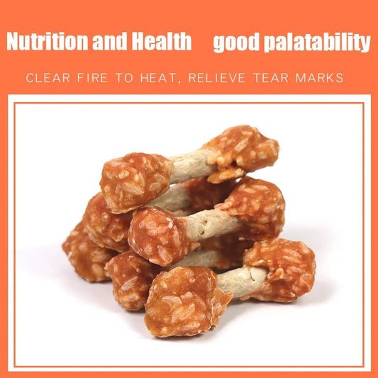 Chicken Dumbbell Dental Chews for Dogs