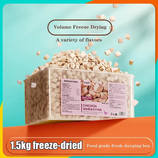 Bulk Freeze-Dried Chicken and Duck Cat Treats