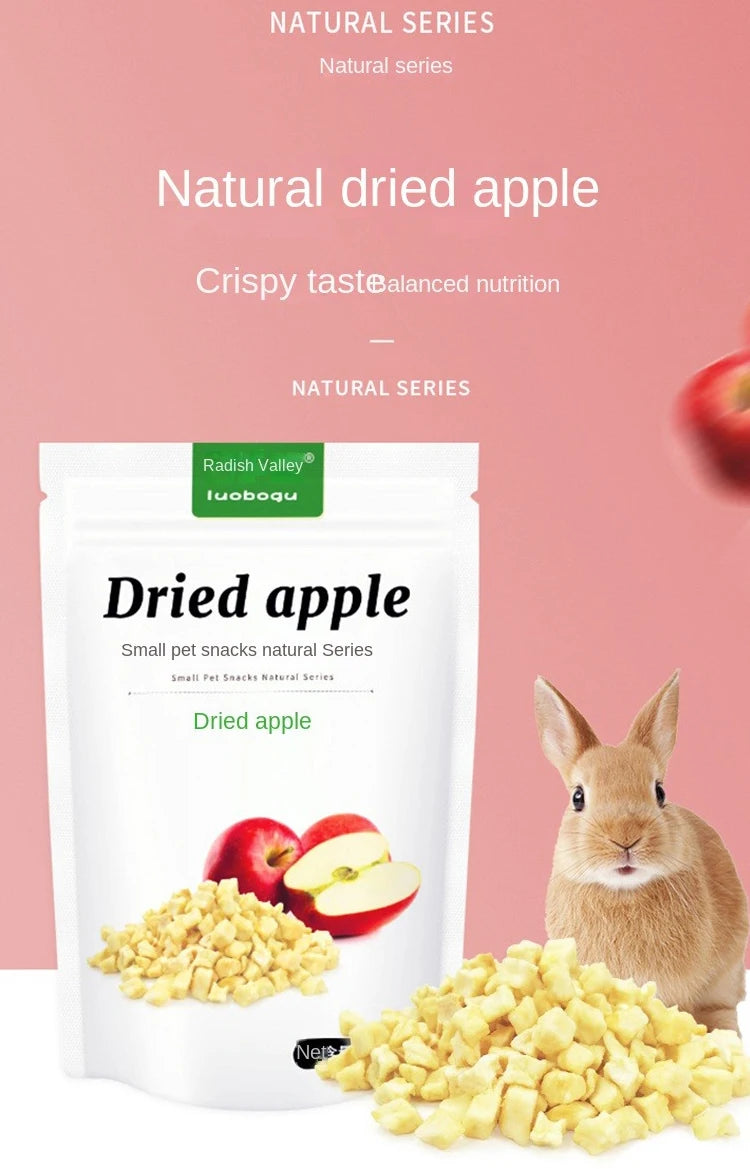 Dried Apple Treats for Small Pets