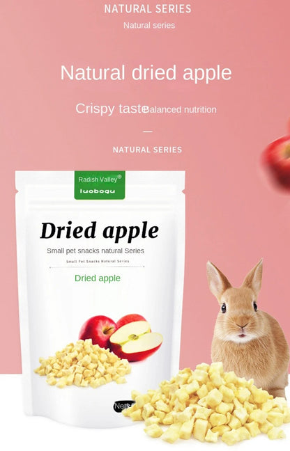 Dried Apple Treats for Small Pets