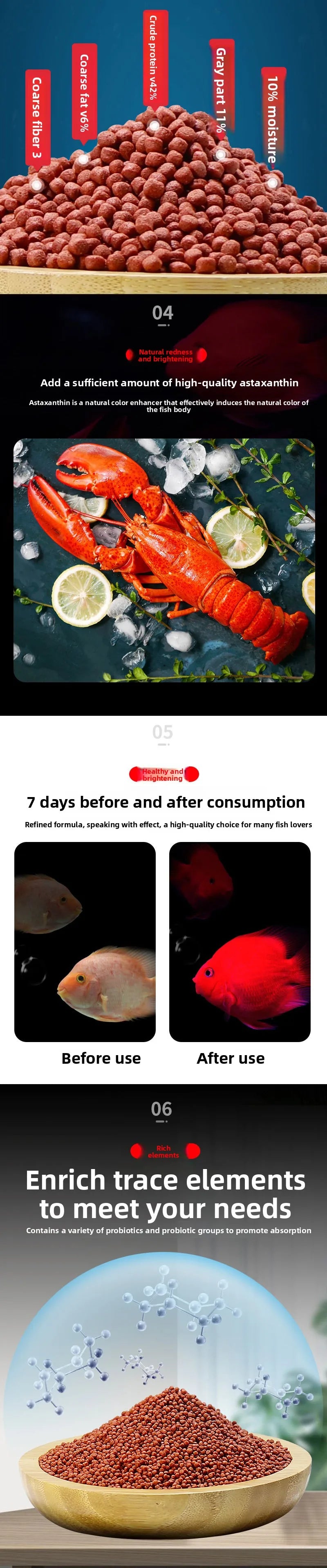 Color-Enhancing Cichlid Pellets