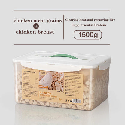 Bulk Freeze-Dried Chicken and Duck Cat Treats