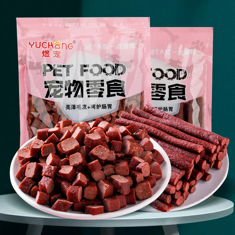 Beef Strip and Beef Grain Dog Treats, 500g