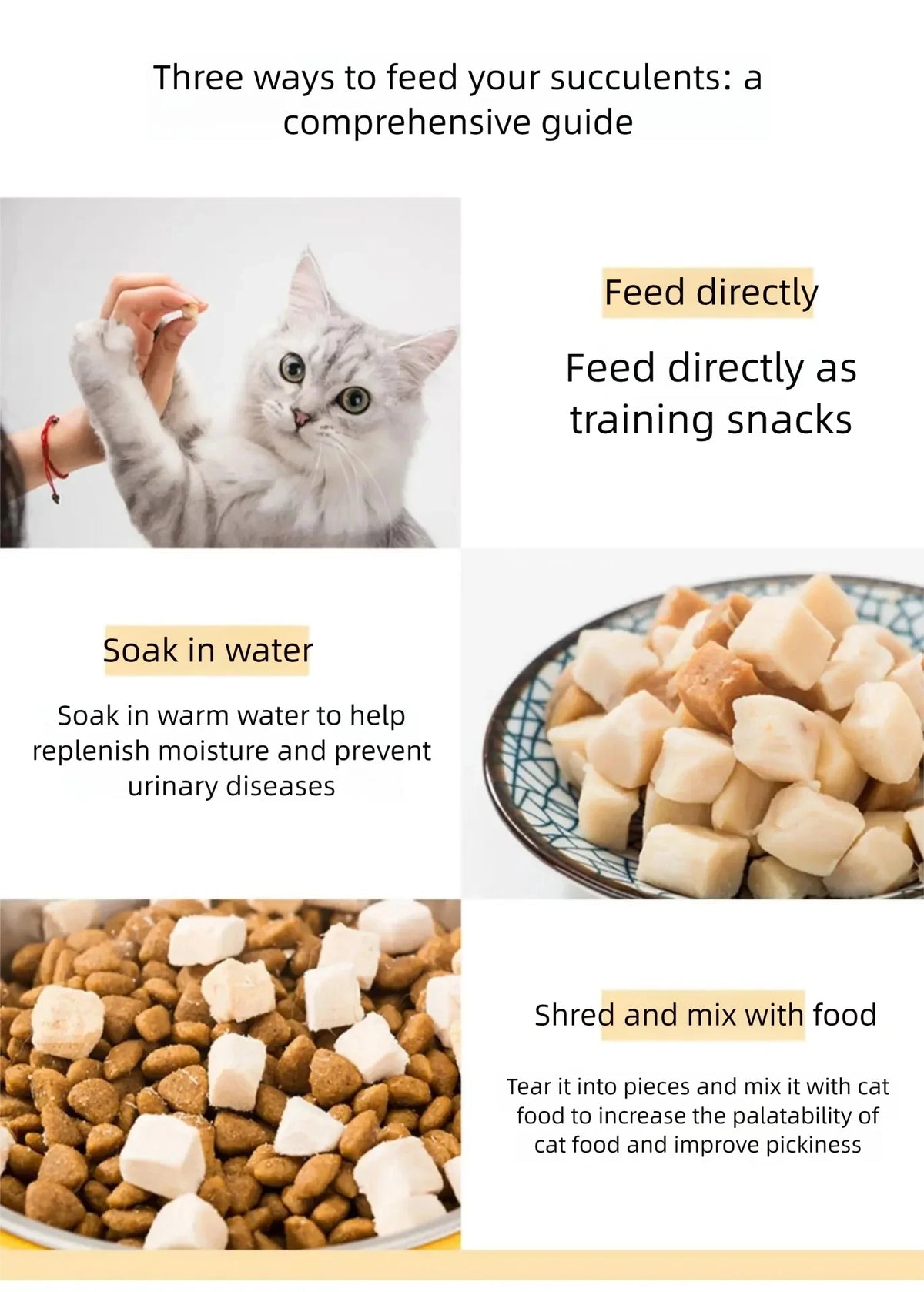 Freeze-Dried Meat and Fish Cat Toppers