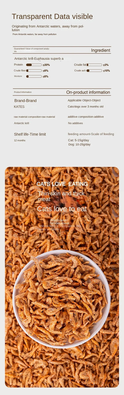 Freeze-Dried Antarctic Krill Treats