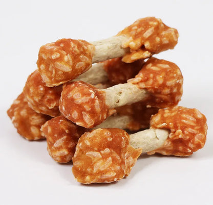 Chicken Dumbbell Dental Chews for Dogs