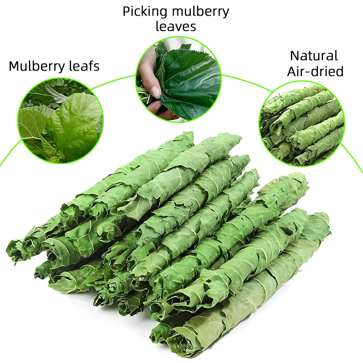 Air-Dried Mulberry Leaf Chews