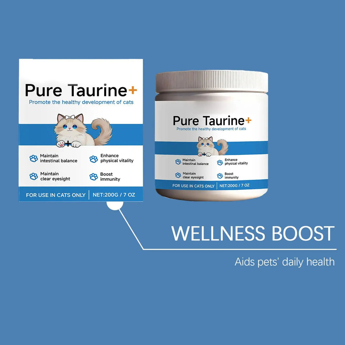 Daily Nutrition Powder for Cats, 200g