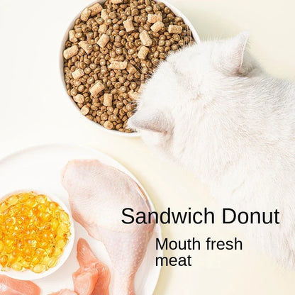 Freeze-Dried Sandwich Dry Cat Food, 1.5kg