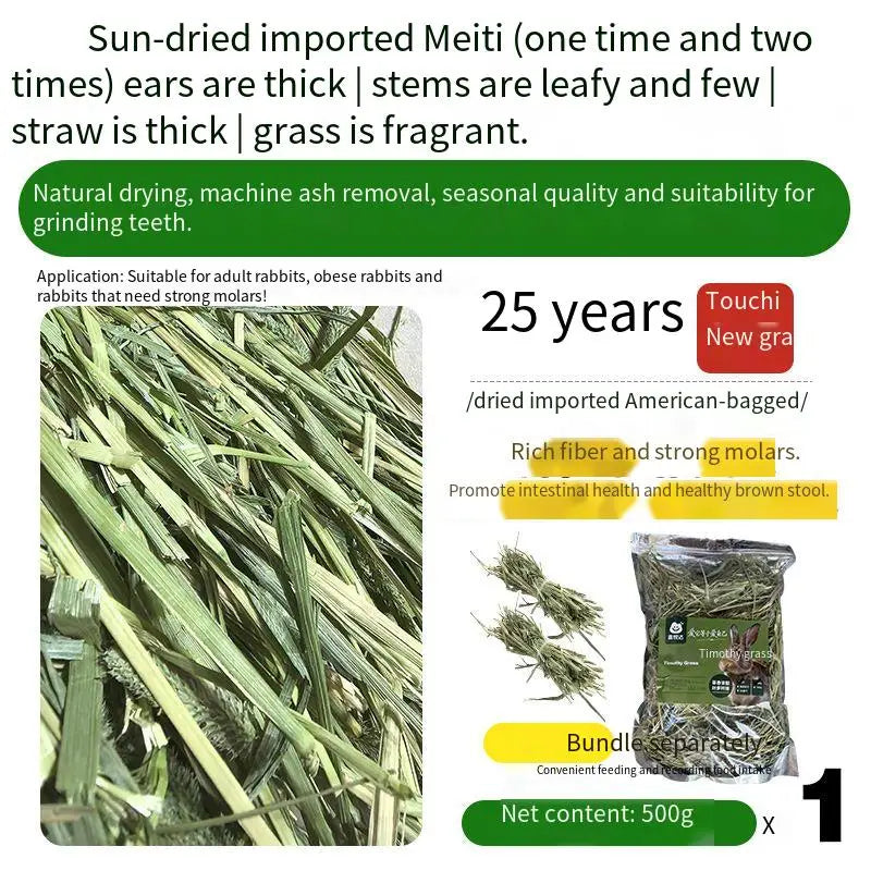 Dried Timothy Hay, 500g