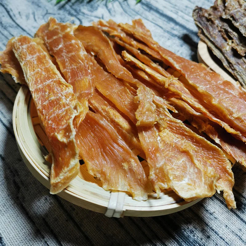 Flour-Free Chicken and Duck Jerky for Dogs, 100g