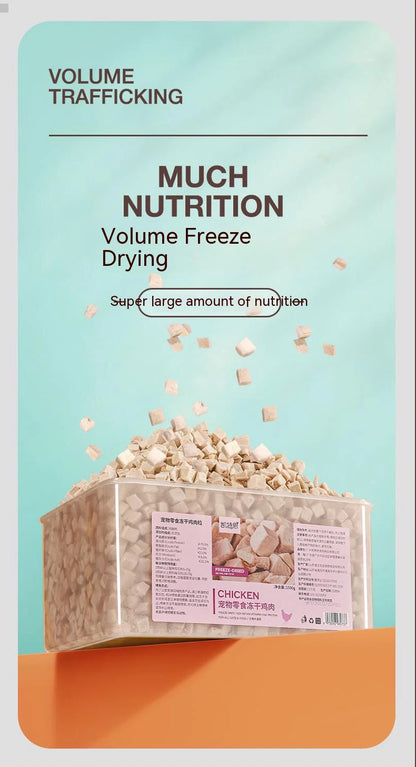 Bulk Freeze-Dried Chicken and Duck Cat Treats